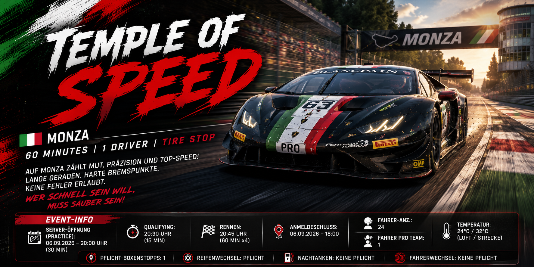 🏁 Temple of Speed 🏁