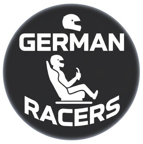 Offizieller „German Racers“ Sticker / Aufkleber – Wetterfest & Hochwertig